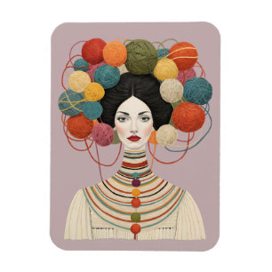 Soul Of A Fiber Artist Magnet
