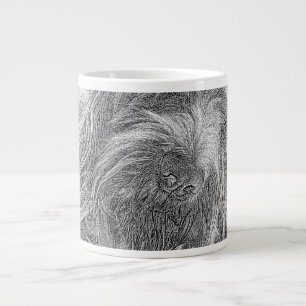 Soul of a Spinone – Artistic Linework Mug