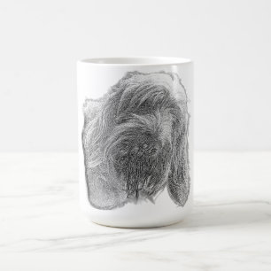 Soul of a Spinone – Artistic Linework Mug