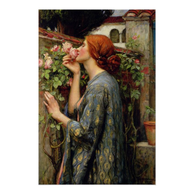 Soul of the Rose by John William Waterhouse Poster (Front)