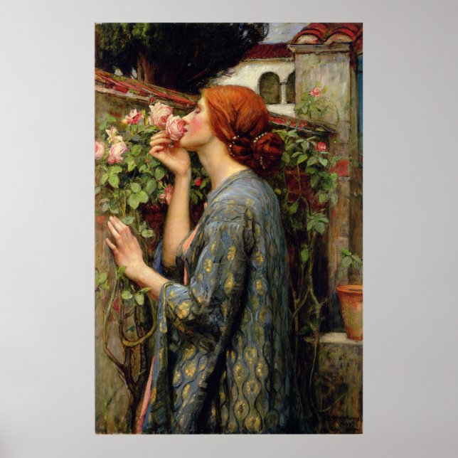 Soul of the Rose John William Waterhouse Canvas Poster (Front)