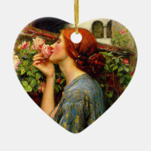 Soul of the Rose John William Waterhouse Ceramic Ornament