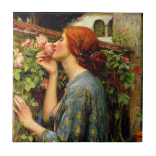 Soul of the Rose John William Waterhouse Ceramic Tile