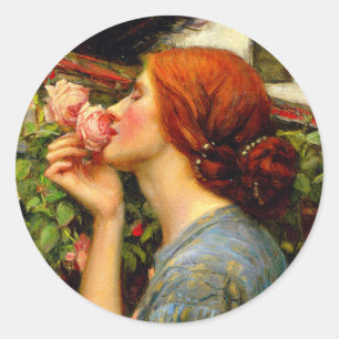 Soul of the Rose John William Waterhouse Classic Round Sticker