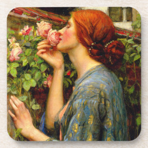 Soul of the Rose John William Waterhouse Coaster