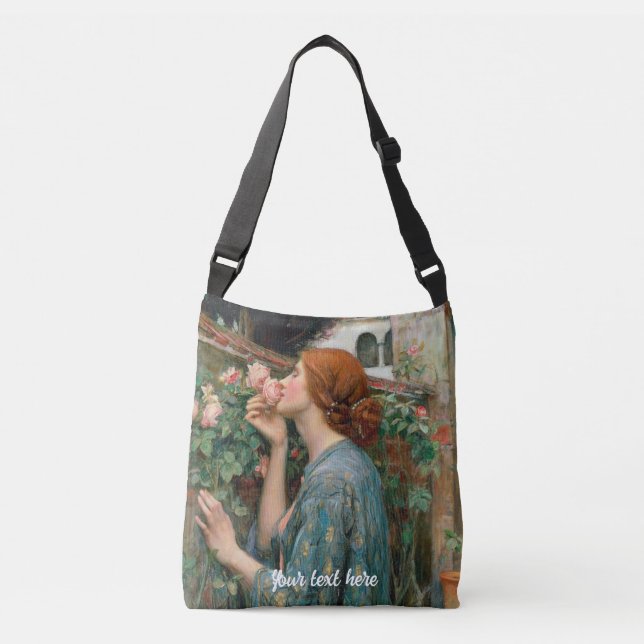 Soul of the Rose John William Waterhouse  Crossbody Bag (Front)