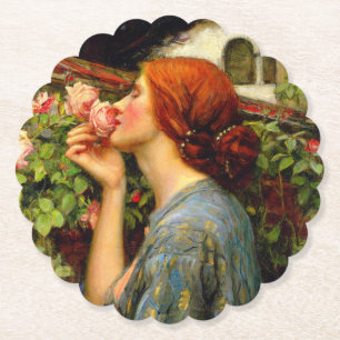 Soul of the Rose John William Waterhouse Paper Coaster
