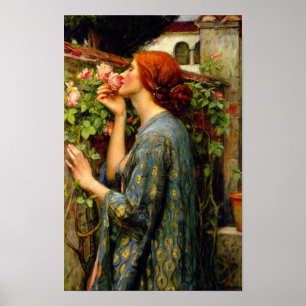 Soul of the Rose John William Waterhouse Poster