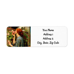 Soul of the Rose John William Waterhouse Return Address Label