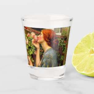 Soul of the Rose John William Waterhouse Shot Glass