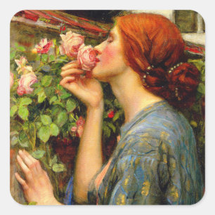 Soul of the Rose John William Waterhouse Square Sticker