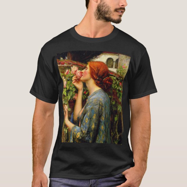 Soul of the Rose John William Waterhouse T-Shirt (Front)