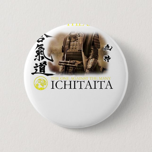 Soul of the Samurai 6 Cm Round Badge (Front)