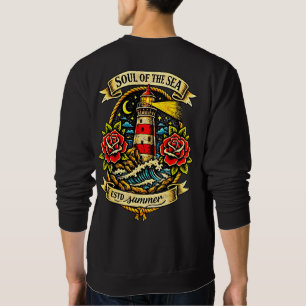 Soul of the Sea Old School Sailor Tattoo Sweatshirt