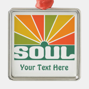 SOUL ornament, customise Metal Ornament
