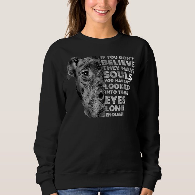 Soul Pitbull I Love Pitbull Dog Lover 60 Sweatshirt (Front)