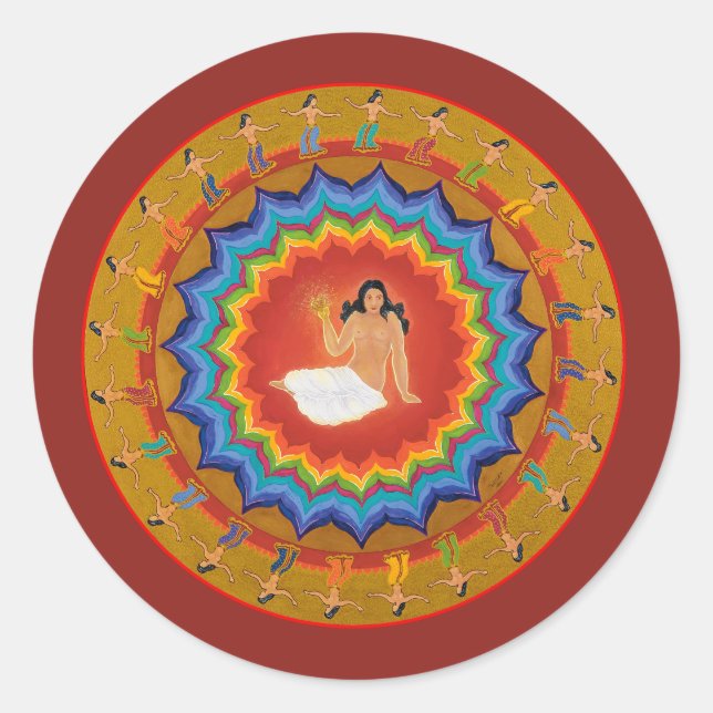 Soul Power Classic Round Sticker (Front)