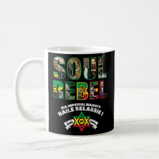 Soul Rebel Ras Tafari Him Haile Selassie Coffee Mug