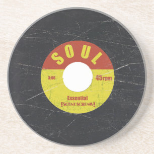 Soul Record Sandstone Coaster