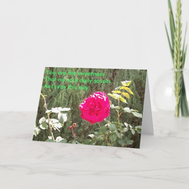 Soul Savours Haiku Card (Front)