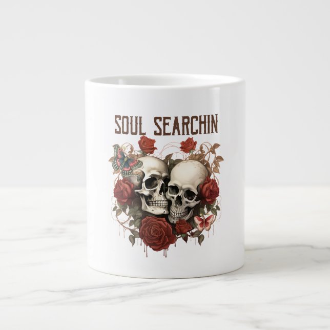 Soul Searching Large Coffee Mug (Front)