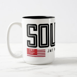 SOUL SIS   Two-Tone Mug, 15 oz Coffee Mug