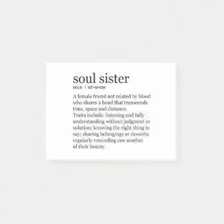 Soul Sister Gifts Post-it Notes