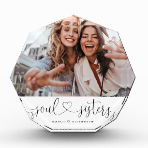 Soul Sister Script Gift For Sister Photo Keepsake