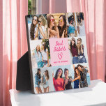 Soul Sisters Pink Gift For Friends Photo Collage Plaque<br><div class="desc">The Soul Sisters Script Gift for Friends Photo Collage Plaque is a beautiful way to celebrate your cherished friendship. Featuring a stylish script design with the words “Soul Sisters, ” this plaque allows you to upload your favourite photos together, creating a personalised and heartfelt keepsake. Perfect for birthdays, holidays, or...</div>