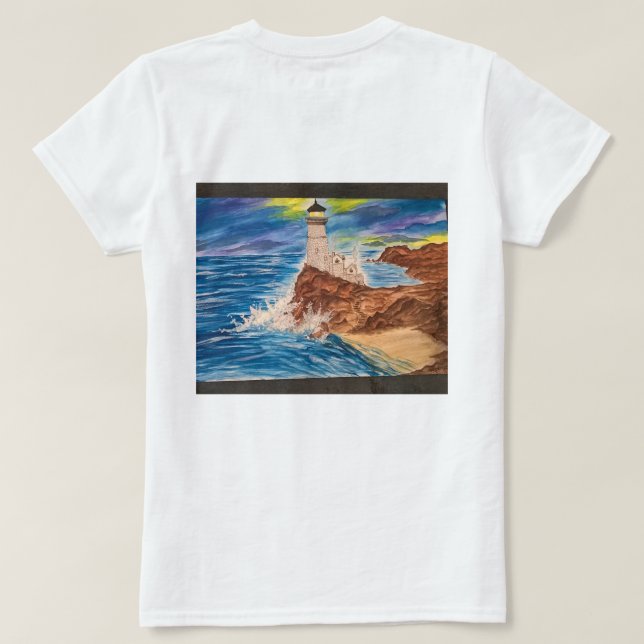 Soul to Paper lighthouse t-shirt (Design Back)
