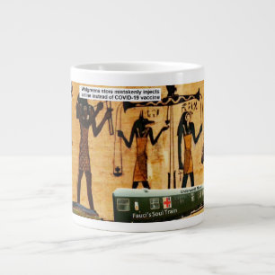 Soul train passing through the underworld. large coffee mug
