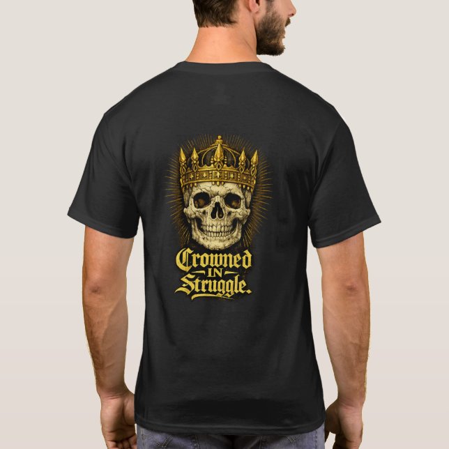 Soulaan Flag 'Crowned In Struggle' Statement  T-Shirt (Back)