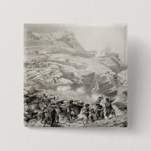 Soulak Pass at Akhati, Dagestan, plate 61 from a b 15 Cm Square Badge