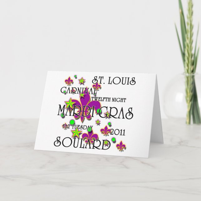 Soulard Mardi Gras 2011 Card (Front)