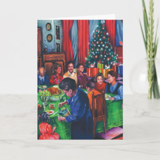 Soulful Family Dinner Holiday Card