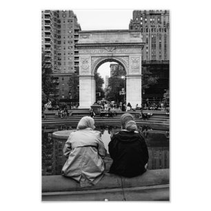 Soulful Moment: Washington Square Park Photo Print