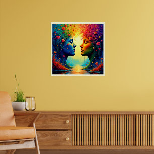 Soulful Rainbow Connection Design Poster