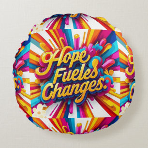 "Soulful Revival" Round Cushion