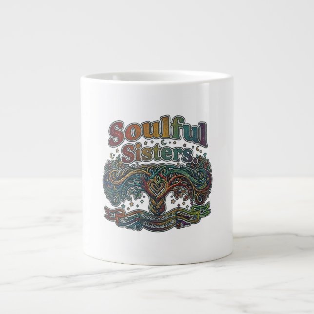 Soulful Sisters Large Coffee Mug (Front)