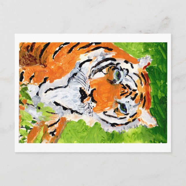 Soulful Tiger postcard (Front)