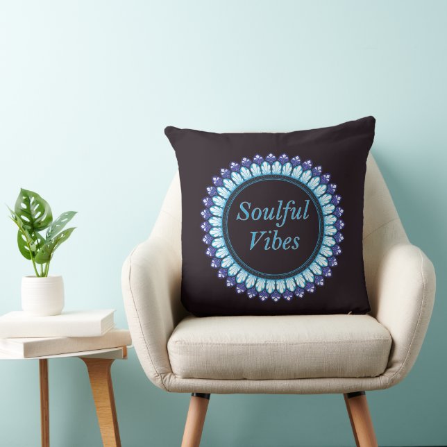 Soulful Vibes mandala Cushion (Chair)