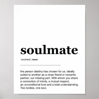 Soulmate Definition Print