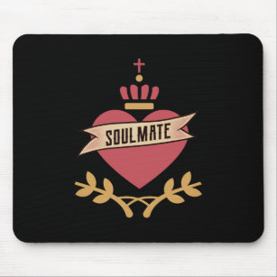 Soulmate Jesus Sacred Heart Mousepad