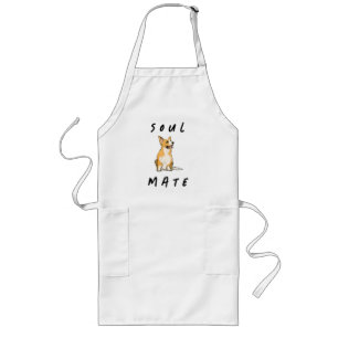 Soulmate Welsh corgi pembroke T-Shirt Long Apron