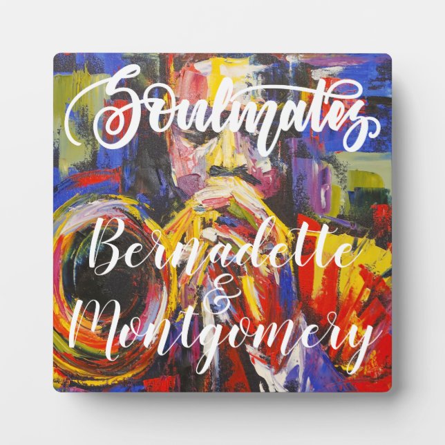 Soulmates  Customised Tabletop Easel Plaque (Front)