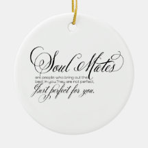 Soulmates for life Christmas ornament