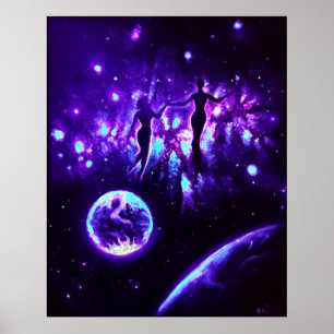 Soulmates in the universe of love poster