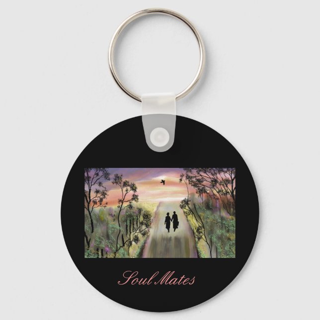 "SoulMates"* Key Ring (Front)