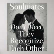 Soulmates Romantic Love Quote Art