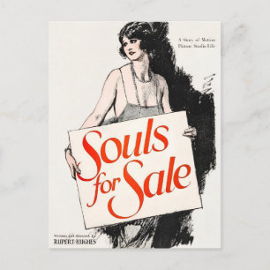Souls for Sale poster (1923) Postcard